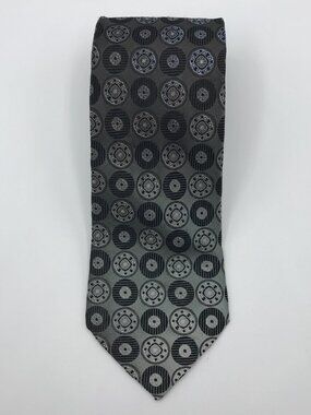 Jos. A. Bank Signature Collection Men's 100% Silk Gray 3.5" X 59" Tie
